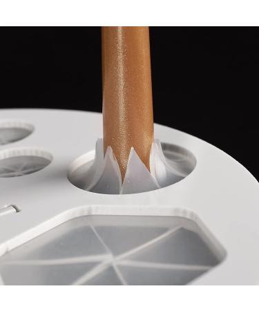 Makeup Brush Dry Frame & Holder - 14 Slot Dryer Stand for Makeup Artists | Acrylic Nail Brush Display - Buy Online on GoSupps.com