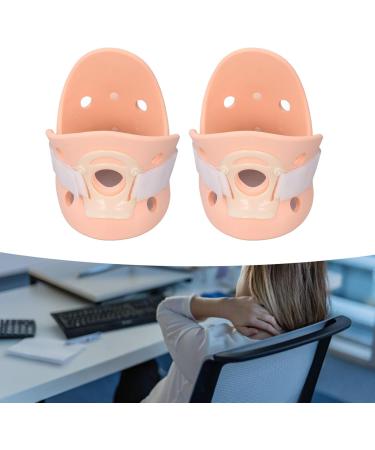 2Pcs Adjustable Size Fixed Neck Brace Cervical Spine Protector Multifunctional Rigid Cervical Neck Collar for Reducing Cervical Vertebrae Pressure and Relieve Neck Discomfort - Buy Online on GoSupps.com