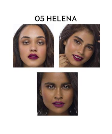 SUGAR Cosmetics Mettle Satin Lipstick 05 Helena Plum Berry 2.2g - Waterproof Longlasting Silky Finish Lipstick Lasts 8 Hours - Buy Online on GoSupps.com
