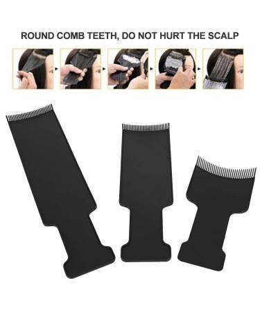 3-Piece Balayage Highlighting Board Set - Professional Black Hair Color Board for Salon Hair Dye Applications - Buy Online on GoSupps.com