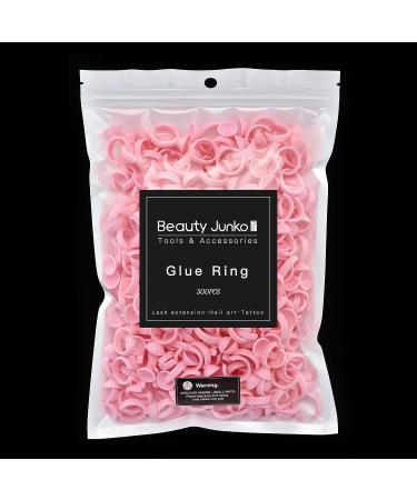 Lash Glue Cup 300PCS | Eyelash Extension Supplies Pink Lashes Ring | Makeup/Nail Art Tools - Buy Online on GoSupps.com