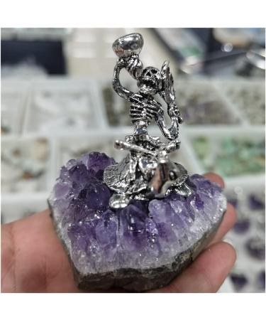 Collection Natural Amethyst Quartz Purple Crystal Cluster Healing Stones Specimen Home Decoration Crafts Decoration Ornament (Color : Dark Khaki) - Buy Online on GoSupps.com
