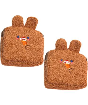 Solustre 8 STK Kawaii Plush Wallet & Cosmetic Bag - High Capacity Coin Pouches for Women & Girls - Buy Online on GoSupps.com