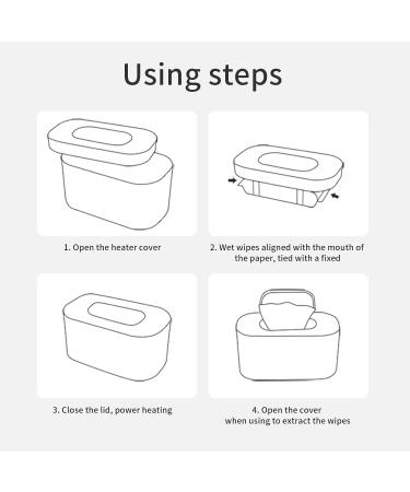 Portable Wet Wipes Heater - Constant Temperature Heating Box for Household Use | International Shipping Available - Buy Online on GoSupps.com