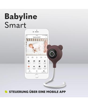 Lionelo BabyLine Smart Electronic Baby Monitor - Wi-Fi Camera with Mobile App Movement & Noise Detection Night Vision Temperature Sensor - International Shipping Available - Buy Online on GoSupps.com