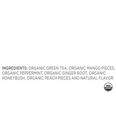 Buy TEA Fort Green Mango Peach Organic Bar 100g | Premium Organic Green Mango Tea for International Shipping - Buy Online on GoSupps.com