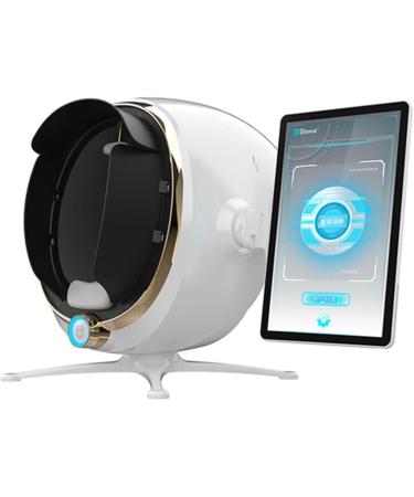 Analyseur Intelligent de la Peau du Visage 38 Millions de Pixels analyseur d'humidit faciale 8 spectres for Salon de beaut et Soins de la Peau.(White) Blanc