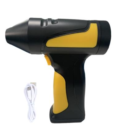 Compact Air Duster Cordless Electric Air Duster Powerful High Speed Adjustable Airflow Portable Rechargeable Handheld Jet Blower Dust Remover Black