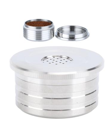 Kit de Capsules de caf R utilisables Dosette de caf R utilisable en Acier Inoxydable pour Machine caf Facile Nettoyer Go t personnalis (avec filtres en papier Brosse Cuill re Avec Filtres en Papier Brosse Cuill re Presse