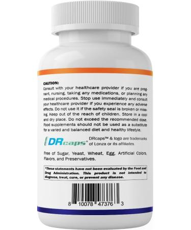 Vitamatic Lactobacillus Salivarius 2 Billion per DR Capsule - 60 Count - Digestive Support - Made with Prebiotic Inulin Fiber (1 Bottle) - Buy Online on GoSupps.com