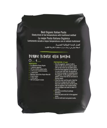 Mantova Organic Penne Rigate Pasta - 100% Durum Semolina - Product Of Italy 1 lb (Pack of 6) - Buy Online on GoSupps.com