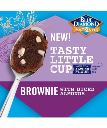 Blue Diamond Almonds Chocolate Almond Flour Brownie Cup - Gluten Free, Non-GMO, 1.69 oz | Single-Serve Microwave Mug Cake - Buy Online on GoSupps.com