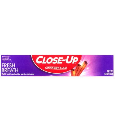Close-Up Toothpaste Refreshing Red Gel Anticavity Fluoride Cinnamon 6 Ounce (Pack of 6) - Buy Online on GoSupps.com
