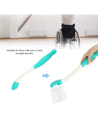 Toilet Tissue Wiping Aid Tools Long Handle Reach Comfort Bottom Wiper Extends Your Reach Over 15" Grips Toilet Paper or Pre-Moistened Wipes - Buy Online on GoSupps.com