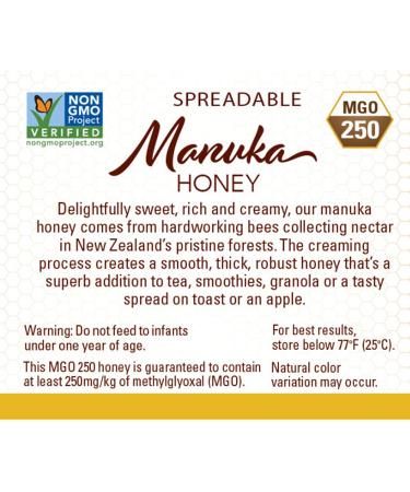 Now Foods Manuka Honey MGO 250 - 8.8 oz (250g) | Raw, Pure & Natural - Buy Online on GoSupps.com