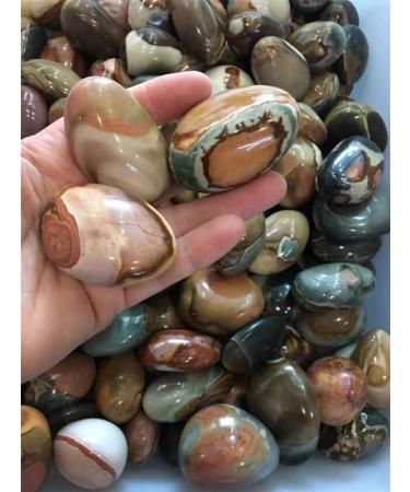 3pc Natural Minerals Ocean Jasper Palm Size Tumbled Stones for Decoration - Buy Online on GoSupps.com