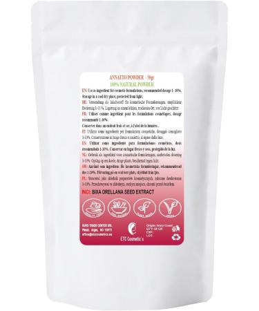  ETC Cosmetic s Annatto powder - 50 g (urucum powder) - use in sunscreen formulations: oils creams balm tanning formulas and after sun makeup. - Buy Online on GoSupps.com