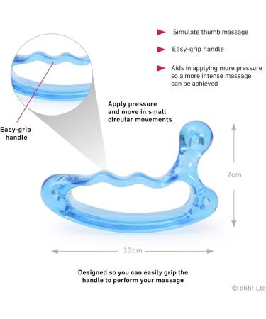 66fit Knobble It Thumb Massage Tool | Effective Pain Relief & Relaxation | Shop Internationally - Buy Online on GoSupps.com