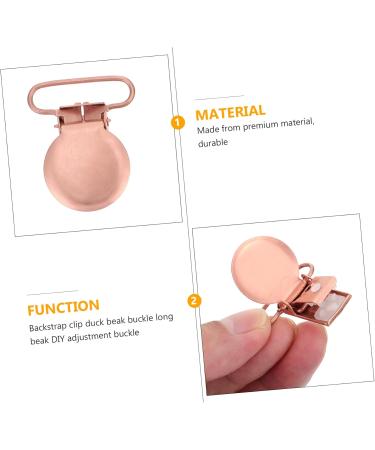 Packove 10-Pack Belt Clips with Duck Bill Buckle - 25mm Pacifier & Trouser Stocking Holders - Buy Online on GoSupps.com