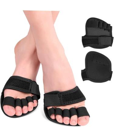 Buy 5 Pairs Anti-Slip Toe Socks for Dance & Yoga | Non-Skid Forefoot Pads & Half Socks - Buy Online on GoSupps.com