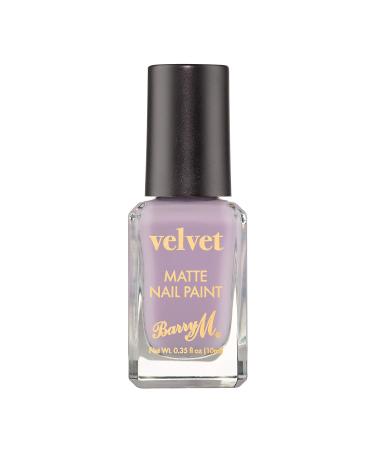 Barry M Cosmetics Matte Velvet Nail Paint Lilac Lady 1 Count