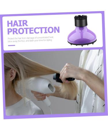 Buy NOLITOY Hair Dryer Hood - Travel Accessory for Curly Hair Durable Diffuser for Volume & Style Protective Purple Wave Cover - Buy Online on GoSupps.com
