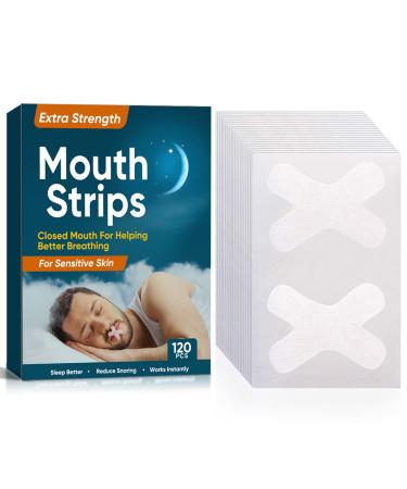 Mouth Tape for Sleeping 120 PCS Sleep Mouth Tapes Stop Snoring for Better Nose Breathing Keep Mouth Closed While Sleeping for Men and Women