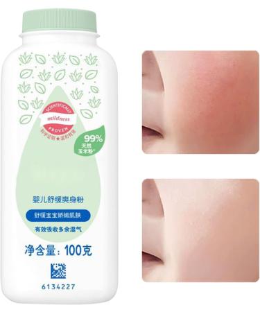 Poudre d'amidon de ma s bio pour la peau | 100 g d'ingr dients v g taux en poudre avec amidon de ma s L'humidit naturelle de l'amidon de ma s absorbe le refroidissement et la poudre apaisante 1 unit (Lot de 1) - Buy Online on GoSupps.com