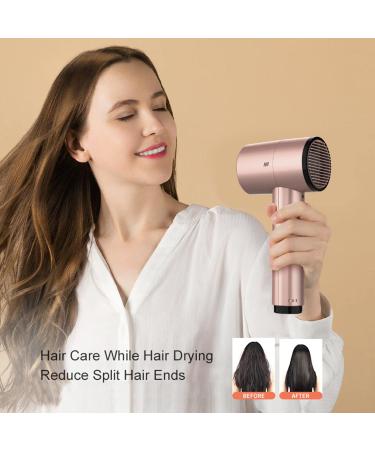 Portable Wireless Hair Dryer 5000mAh Rechargeable Cordless Hair Dryer 6 Modes Hot/Cold Air Travel Blow Dryer for Camping Fine Arts Travel Outdoor Care Salon Tool Pink - Buy Online on GoSupps.com