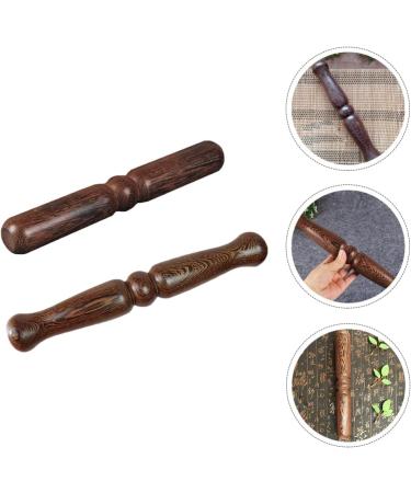 Obuyke Tai Ruler 2pcs - Wood Kungfu Tai Training Sticks for Elderly Morning Exercise - Buy Online on GoSupps.com