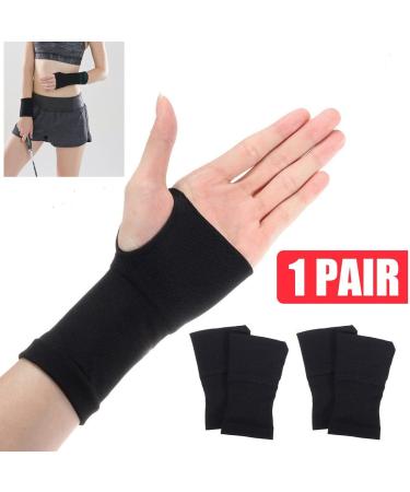 Muised Guard Wrist Gloves Cover Scar - Sports Pressure Elastic Protective Gear for Unisex - Perfect for Summer Travel, Camping, Hiking - Black - Buy Online on GoSupps.com