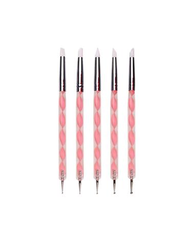 5 Piece Double Sided Nail Dots Set - Perfect for Professional & Home Use | International Shipping Available - Buy Online on GoSupps.com