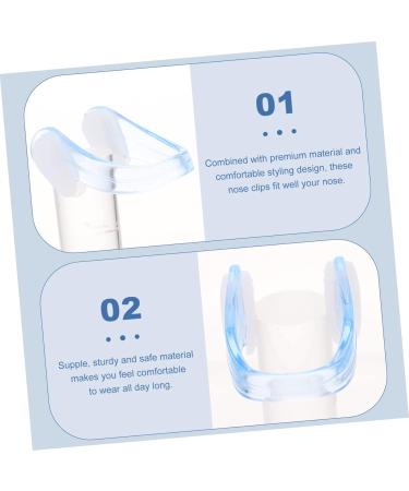  FRCOLOR FRCOLOR 5 Boxes Professional Swimming Nose Clip Practical Nose Clip Under Water Swimmer PC Laptop White Metal - Buy Online on GoSupps.com