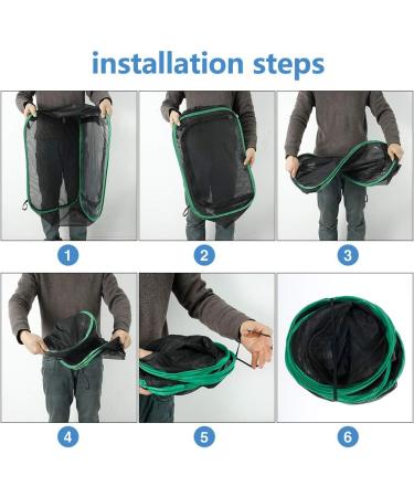 Butterfly Habitat Net Collapsible Insect Bug Habitat Cage Catcher Net Plant Cage Pop-up for Kids/Toddler Catching Crickets/Firefly/Caterpillars - Buy Online on GoSupps.com