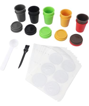  KIMISS Pack of 10 Disposable Bottom Sealed Aluminum Coffee Pods Filled with Complex and Rich Mixes Compatible with Coffee Macs - Buy Online on GoSupps.com