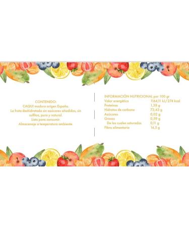 DEHYDRATED HAKI 150 GR without sugar and sulphites pure and natural - Buy Online on GoSupps.com