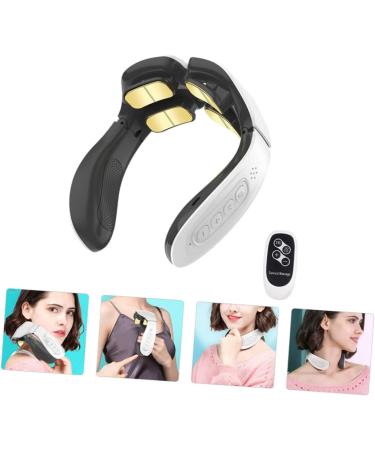 Neck Massage Device Set - Knette Massager for Back & Cervical Spine Care | White Office Health Gear | Perfect Gifts - Buy Online on GoSupps.com