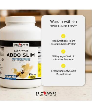 Eric Favre Abdo Slim prot ine de s che 1 5kg - Buy Online on GoSupps.com