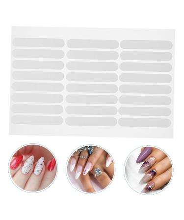 minkissy 4 Sheets Nail Design Tips Display Adhesive Nail Display Adhesive Clear Adhesive Tape Removable Mounting Tape for Nail - Buy Online on GoSupps.com