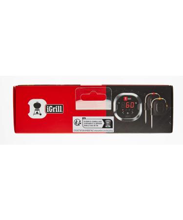 Weber Igrill 2 - Intelligent Bluetooth Meat Thermometer | 4 Connections Smartphone App Control Magnetic Holder | Best Grill Thermometer (7221) - Buy Online on GoSupps.com