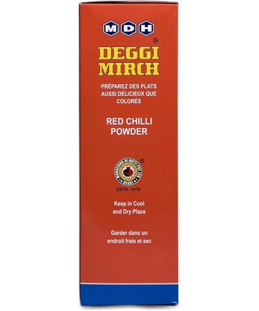 MDH Deggi Mirch 500g Chilli Powder (Lal Mirchi) Ground Indian Spice All Natural Salt-Free Vegan Non-GMO for Hot Taste - Buy Online on GoSupps.com