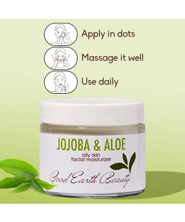 Shop Jojoba & Aloe Facial Moisturizer for Oily Skin - 2.3 oz | International Shipping Available - Buy Online on GoSupps.com