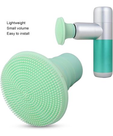 Premium Silicone Brush-Fascia Massage Head Replacement | 18-19 mm Light Green | Pain Relief Muscle Massage Tool - Buy Online on GoSupps.com
