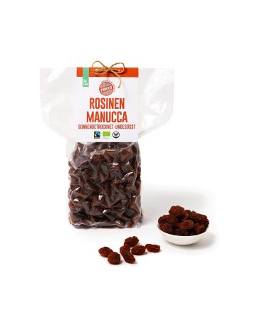 pakka PAKKA Jumbo Manucca Fairtrade Organic Raisins 1 kg with 2 to 3 Crispy Pits Unoiled Direct from Small Farmers in Samarkand Uzbekistan Vegan Family Pack