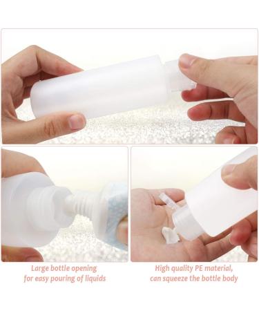 Fumanduo Travel Bottles Set - 6 Mini 100ml Plastic Cosmetic Containers for Air Travel & Vacations - Buy Online on GoSupps.com