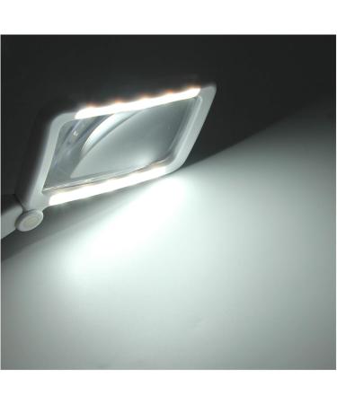 Handheld Magnifiers 10LED Lights Folding Optical Lens Magnifier 4X Lighted Magnifying Glass with Power Display for Reading Books - Buy Online on GoSupps.com
