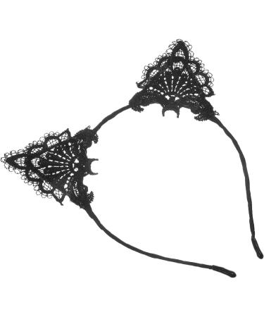 Frcolor Lace Cat Ears Headband Headpiece for Party Costume - Buy Online on GoSupps.com