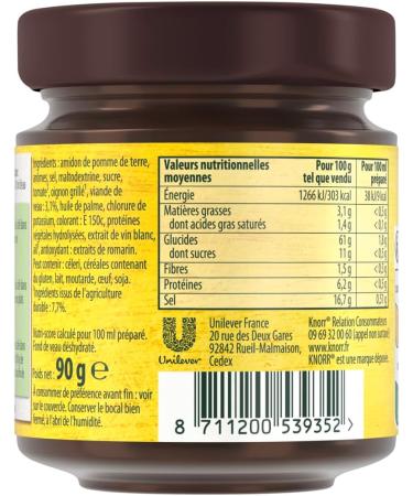 Knorr - Veal bottom - Culinary aid - Optimal for your dishes - 90g - Buy Online on GoSupps.com