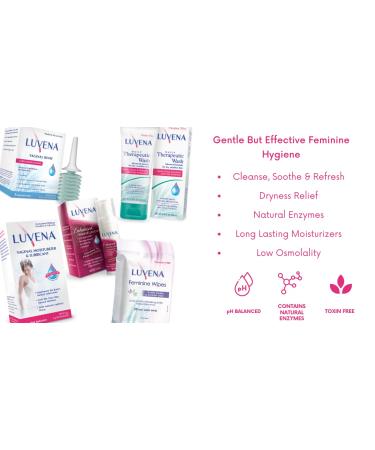 Luvena Feminine Wipes - Refreshing Cucumber Scented Wet Wipes for Women - Gynecologist Tested - Flushable & Travel-Friendly (25 Count x 3 Pack) - Buy Online on GoSupps.com