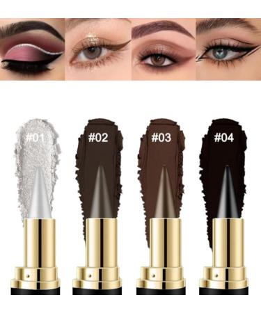 Ayky Long Wear Gel Eyeliner 2024 Upgraded Rationalu Gel Eyeliner Rational Gel Eyeliner Natural Black Eyeliner Cream Waterproof Smudge Proof (03#) - Buy Online on GoSupps.com